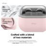 Elago для Galaxy Buds 3/3 Pro чехол Silicone DUO Hang case Clear/Lovely Pink