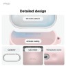 Elago для Galaxy Buds 3/3 Pro чехол Silicone DUO Hang case Clear/Lovely Pink