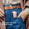 Elago для Galaxy Buds 3/3 Pro чехол Silicone DUO Hang case Clear/Lovely Pink