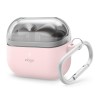 Elago для Galaxy Buds 3/3 Pro чехол Silicone DUO Hang case Clear/Lovely Pink