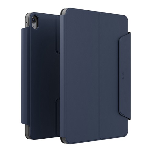 Uniq чехол для iPad Air 11 (2024/25) ROVUS SnapMount Magnetic 360 Rotating Detachable Navy Blue