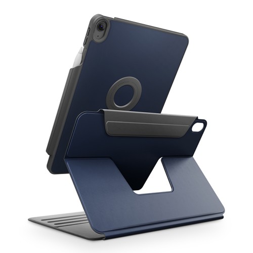 Uniq чехол для iPad Air 11 (2024/25) ROVUS SnapMount Magnetic 360 Rotating Detachable Navy Blue