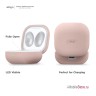 Силиконовый чехол Elago Silicone case для Galaxy Buds 2/Live/Pro, Sand Pink