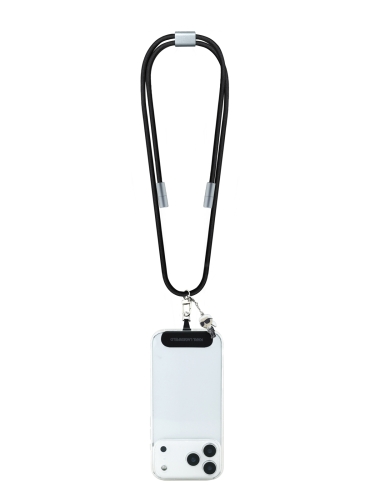Karl Lagerfeld шнурок на шею Crossbody Nylon cord + Кабель USB-C/C + NFT Karl Ikonik metal charm Grey