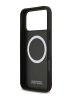 BMW для iPhone 17 Pro Max чехол M-series Kevlar Tricolor Metal logo & Cam Hard Black (MagSafe)