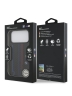 BMW для iPhone 17 Pro Max чехол M-series Kevlar Tricolor Metal logo & Cam Hard Black (MagSafe)