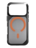 Uniq для iPhone 17 Pro чехол Combat Active Frost Smoke/Orange (MagSafe)