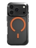 Uniq для iPhone 17 Pro чехол Combat Active Frost Smoke/Orange (MagSafe)