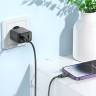 HOCO сетевое зарядное устройство CS23A Sunlight charger Type-C PD30W + USB-A QC3.0 Black