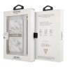 Чехол Guess Marble Hard +Nylon hand cord для iPhone 13, серый