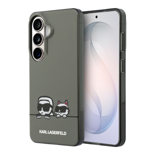 Karl Lagerfeld для Galaxy S26 чехол IML Sketch Karl & Choupette On Line Hard Black (MagSafe)