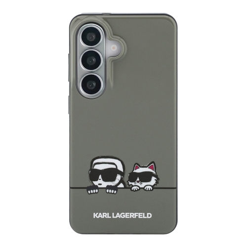 Karl Lagerfeld для Galaxy S26 чехол IML Sketch Karl & Choupette On Line Hard Black (MagSafe)