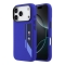 BMW для iPhone 17 Pro Max чехол M-series Liquid silicone Vertical logo Hard Navy (MagSafe)