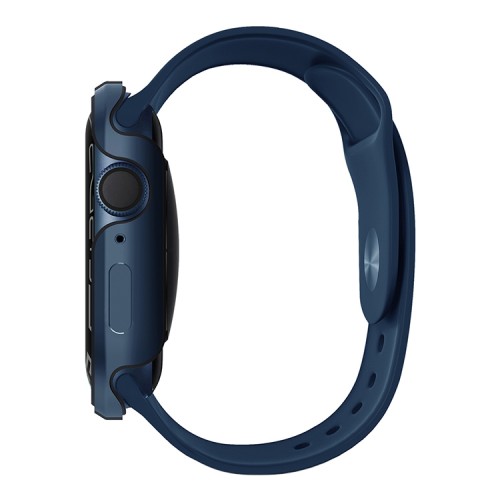 Чехол Uniq Valencia aluminium для Apple Watch 45/44 мм, Cobalt blue