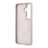 Karl Lagerfeld для Galaxy S26+ чехол PU Smooth leather RSG logo Metal camera Hard Pink (MagSafe)