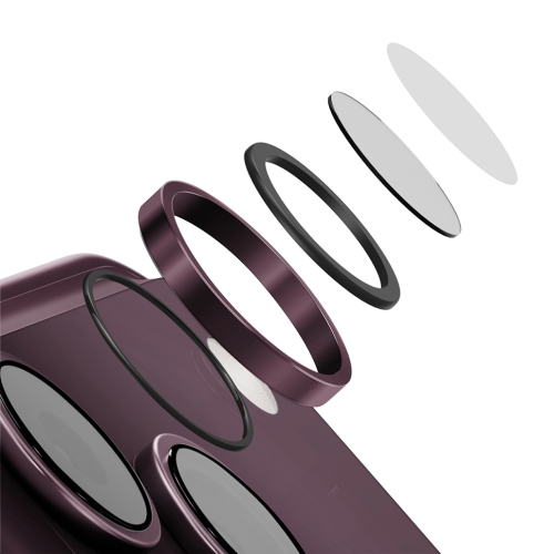 Uniq стекло для iPhone 18 Pro/18 Pro Max OPTIX Camera Lens AluGuard Royal Burgundy