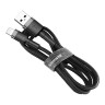 Кабель Baseus Cafule USB-A/Lightning (0.5 м), черный/серый