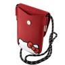 Hello Kitty для смартфонов сумка Wallet Phone Bag PU Grained leather Hidden Kitty with Cord Red