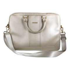 Сумка Guess Saffiano Bag для ноутбука до 15 дюймов, бежевая