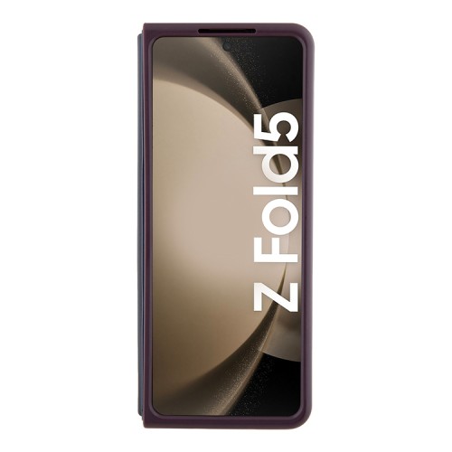 TUMI для Galaxy Z Fold 5 чехол Liquid silicone Metal logo Hard Purple