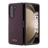 TUMI для Galaxy Z Fold 5 чехол Liquid silicone Metal logo Hard Purple