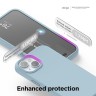 Elago для iPhone 15 чехол Soft silicone (Liquid) Sky Blue