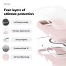 Elago для iPhone 16 Pro чехол Soft silicone (Liquid) Lovely Pink (MagSafe)