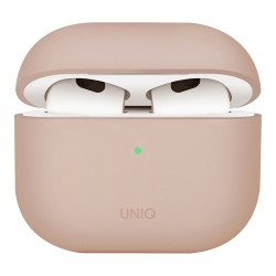 Uniq для Airpods 4 чехол LINO Liquid silicone Pink