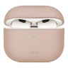 Uniq для Airpods 4 чехол LINO Liquid silicone Pink