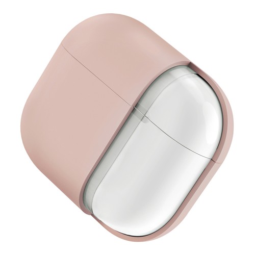 Uniq для Airpods 4 чехол LINO Liquid silicone Pink