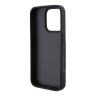 Karl Lagerfeld для iPhone 16 Pro чехол Cardslot Stand PU Saffiano NFT Karl & Choupette Hard Black