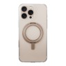 Uniq для iPhone 16 Pro Max чехол Swivix with 360-Rotating stand Taupe Gold (Magsafe)