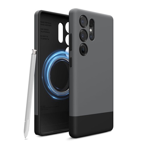 Elago для Galaxy S25 Ultra чехол GLIDE (tpu+pc) Dark Grey/Black (Magnetic)