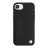 BMW для iPhone 16e чехол Signature Leather Logo imprint Metal logo Hard Black