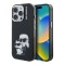 Karl Lagerfeld для iPhone 15 Pro Max чехол PC/TPU Aquarelle Karl & Choupette Black