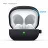 Силиконовый чехол Elago Silicone Hang case для Galaxy Buds Live | Buds Pro, черный