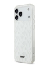 DKNY для iPhone 17 Pro Max чехол IML Double layer Grid Pattern Hard White