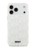 DKNY для iPhone 17 Pro Max чехол IML Double layer Grid Pattern Hard White