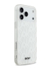 DKNY для iPhone 17 Pro Max чехол IML Double layer Grid Pattern Hard White