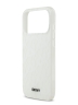 DKNY для iPhone 17 Pro Max чехол IML Double layer Grid Pattern Hard White