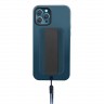 Чехол Uniq Heldro +Band Anti-microbial для iPhone 12 | 12 Pro, синий
