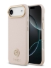 Guess для iPhone Air чехол PU Grained 4G Diamond metal logo Gold camera Hard Pink (MagSafe)