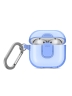 Uniq для Airpods 4 чехол Glase PRO TPU Lock case Cloudy Blue