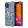 Чехол Guess 4G Big metal logo Hard для iPhone 13, синий