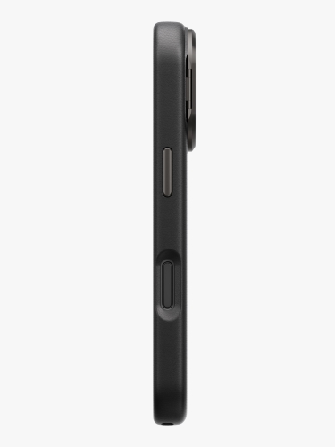 Uniq для iPhone 17 Pro чехол Heldro PRO Leatherette + FlexGrip & Camera stand Black (MagSafe)
