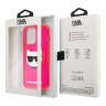Чехол Karl Lagerfeld TPU FLUO Choupette Hard для iPhone 13 Pro, розовый