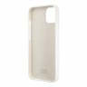 Karl Lagerfeld чехол Liquid silicone Choupette Hard для iPhone 13 mini, белый KLHCP13SSLCHWH