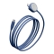 Energea Кабель FLOW Duo Watch USB-C to USB-C + Watch PD60W/480Mbps Nanoweave Blue 1.5m