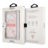 Чехол Guess Marble Hard +Nylon hand cord для iPhone 13, розовый