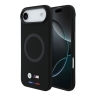 BMW для iPhone Air чехол M-series Liquid silicone Metal cam Double logo Hard Black (MagSafe)